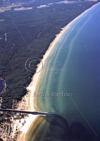 Pentwater Beach in Oceana County, Michigan